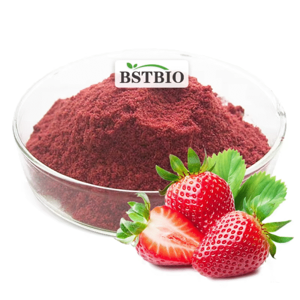 Morango em pó