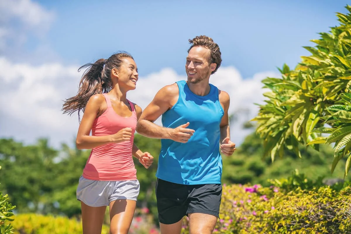 couple running