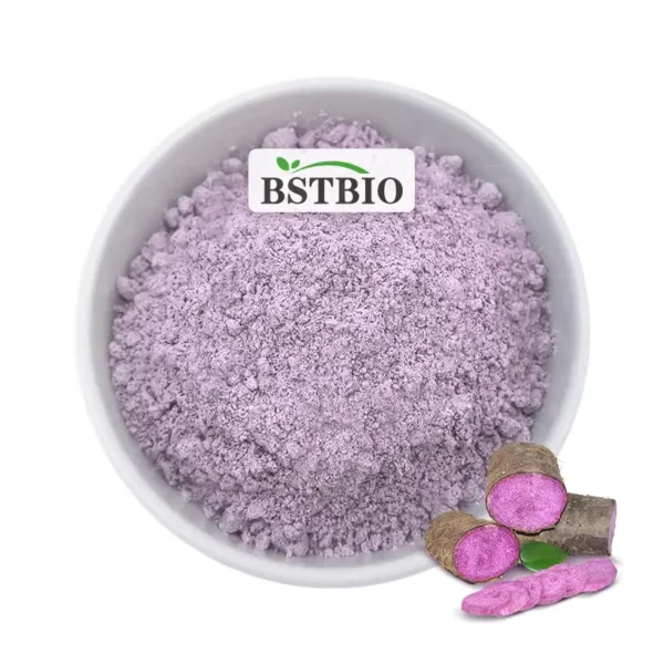 Polvo de ñame morado