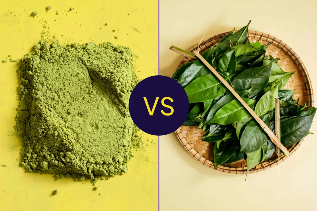 Matcha Powder Benefits: Skin, Hormones, & Weight Loss (The 2025 Science-Backed Guide) 6 Health Matcha VS Green Tea template 1 82f2d125de7941ae915729a509155850