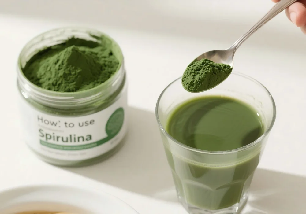 Spirulina em pó Utilização(1)
